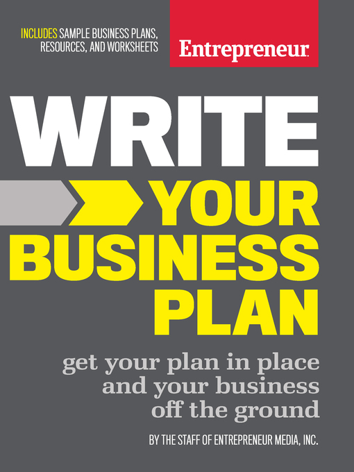 Title details for Write Your Business Plan by The Staff of Entrepreneur Media - Wait list